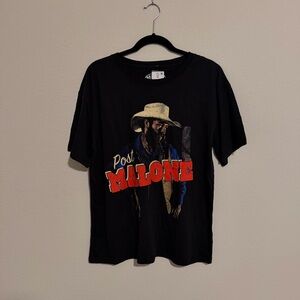 Post Malone cowboy band t shirt black XL NEW